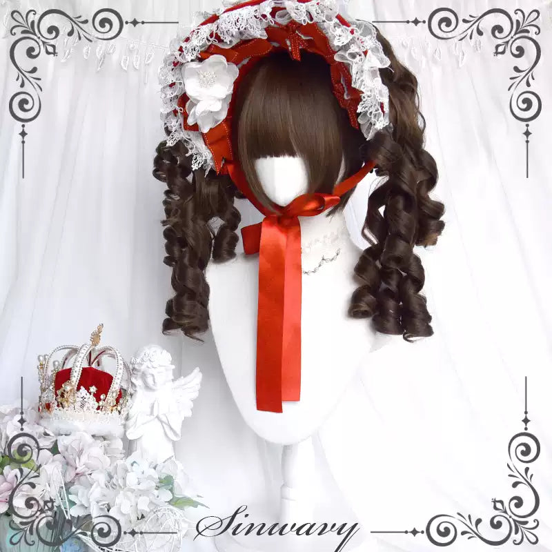 Sinwavy - Old School Lolita Wig, Layered Roman Curls