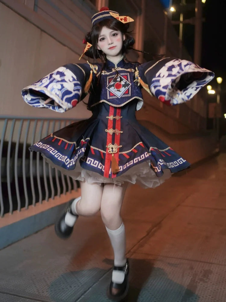 Sakurahime - Little Zombie - Zombie Lolita Jumper Dress Cute Lolita Coat Set