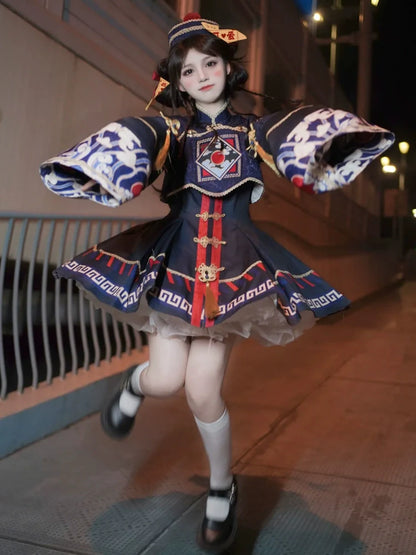 Sakurahime - Little Zombie - Zombie Lolita Jumper Dress Cute Lolita Coat Set