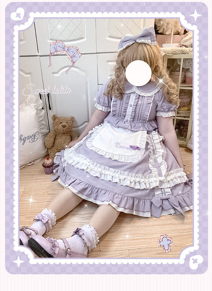 Niu Niu - Plus Size Lolita Nurse Summer OP Dress