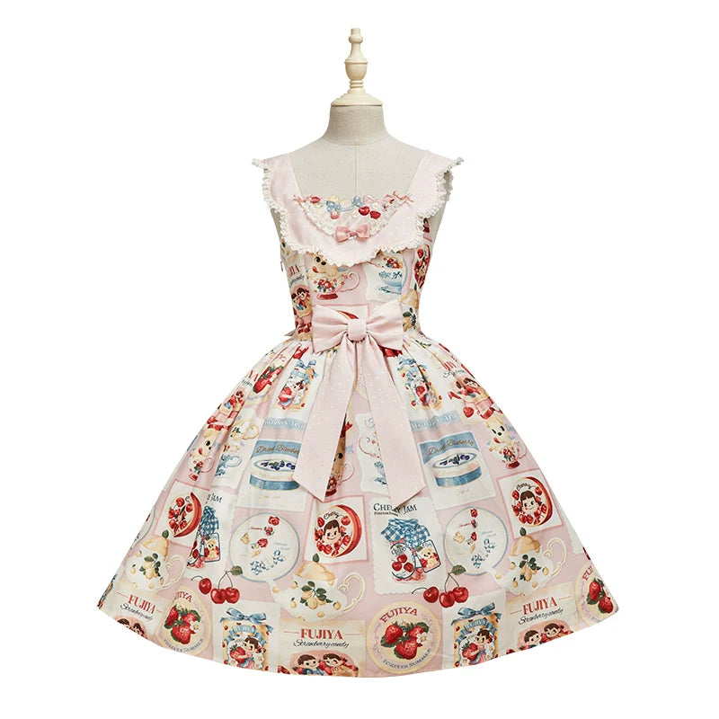Summer Fairy - IP Collab Kawaii Lolita JSK Shirt Candy Box Hat