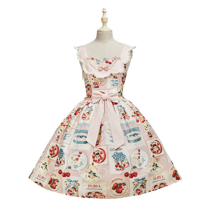 Summer Fairy - IP Collab Kawaii Lolita JSK Shirt Candy Box Hat