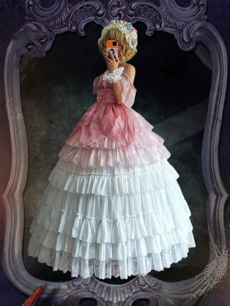 Teddy Bear - Wedding Lolita Petticoat Princess Underwear Extended Base Skirt