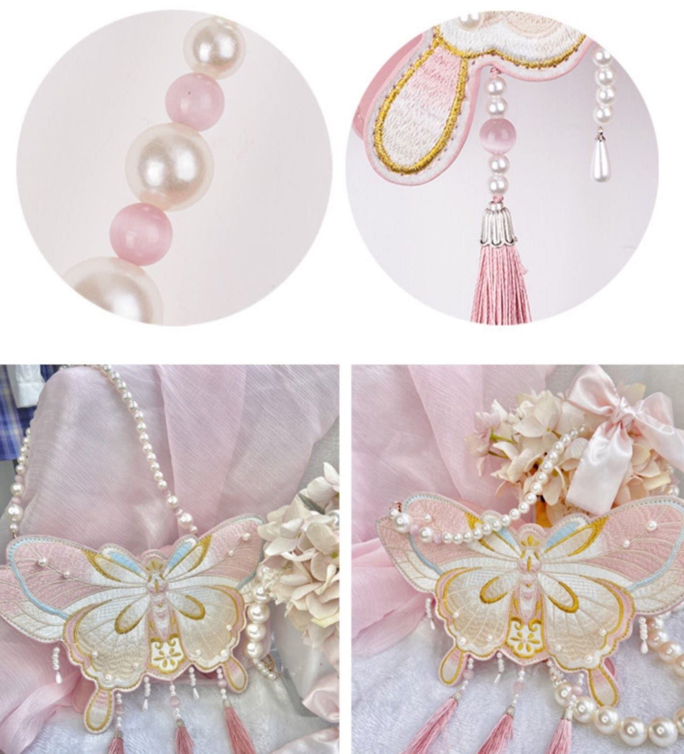 LovelyLota - Butterfly - Chinese Qi Lolita Butterfly Bag