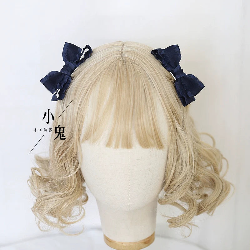 Xiaogui - Cute Lolita Headwear Ponytail Hairclips Daily Lolita Accessories
