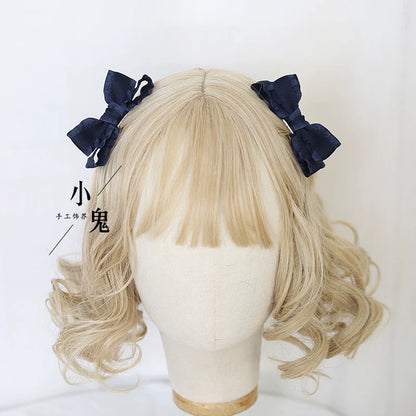 Xiaogui - Cute Lolita Headwear Ponytail Hairclips Daily Lolita Accessories