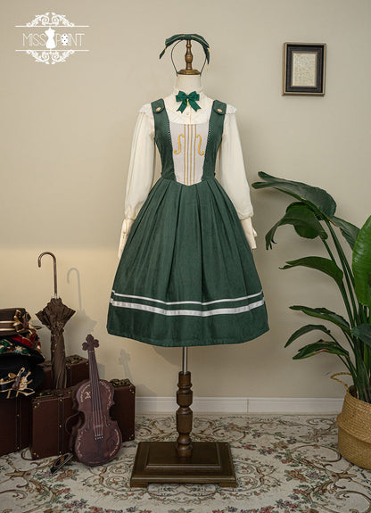 Miss Point - Customized Lolita Jumper Dress - Elegant College Lolita JSK