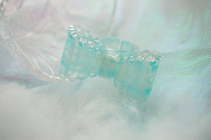 Cat Tea Party - Sweet Lolita Bow Ring and Necklace