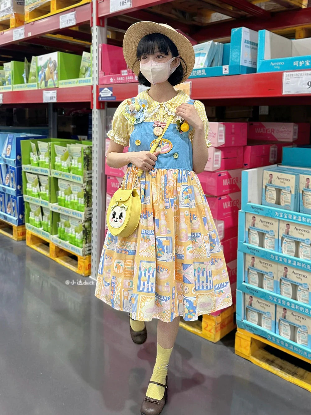 Miss Point - Daisy Lemon - Kawaii Lolita Lemon Print JSK Customized