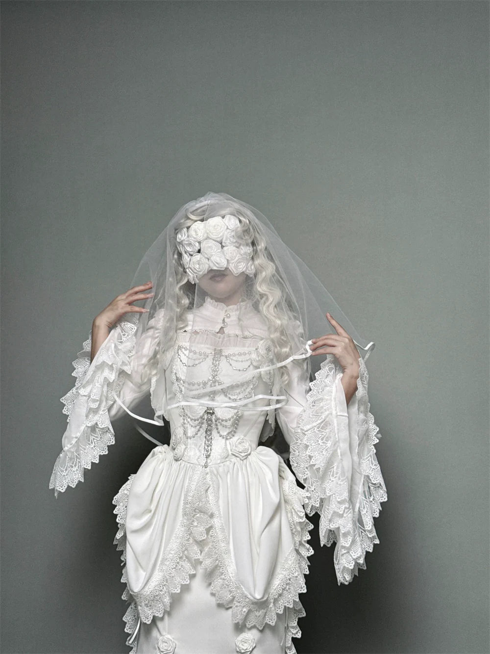 LeMiroir - Saint - Gothic Lolita Bolero Skirt Mermaid Dress Corset