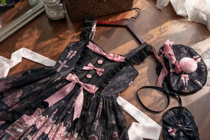 Uncle's Workshop - Missing Lamb Case - Gothic Lolita Dress Set with Sheep Prints