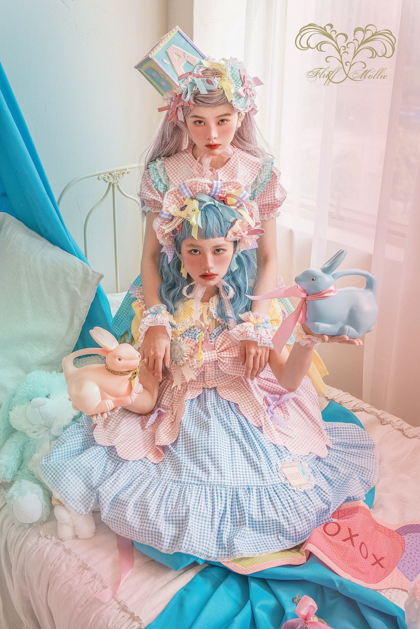 Fluff Mollie - Bean Breakfast - Sweet Lolita Overskirt Daily Daily Petaled Skirt