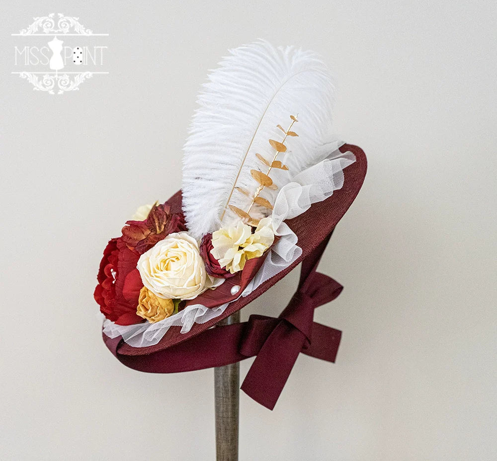 Miss Point - Kaleidoscope - Retro Lolita Headdress Bonnet Set and Necklace