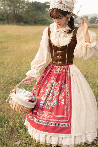 Miss Point - Rich Hymn - Lolita Bavarian Cotton Embroidered Blouse