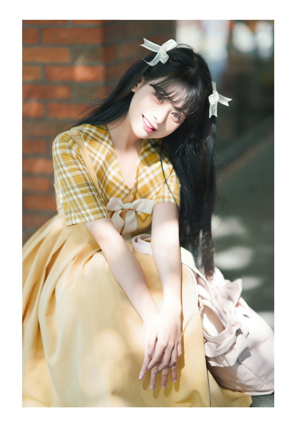 EESSILY - Macaron Waffle - Kawaii Lolita Short Sleeve Summer OP