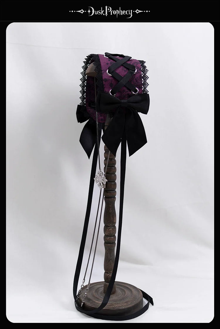 DuskProphecy - Coccyx - Elegant Lolita Hair Accessories Set Multicolors