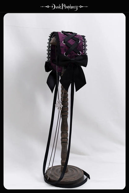 DuskProphecy - Coccyx - Elegant Lolita Hair Accessories Set Multicolors