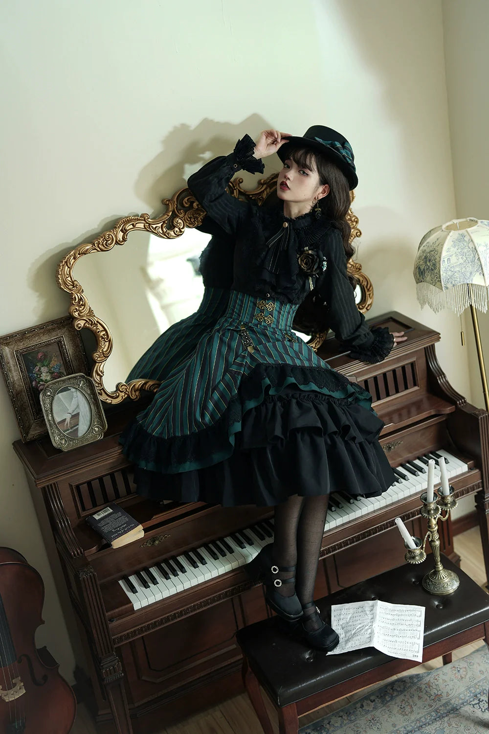 Miss Point - Custom-Made Lolita Elegant Stand Collar Lolita Shirt