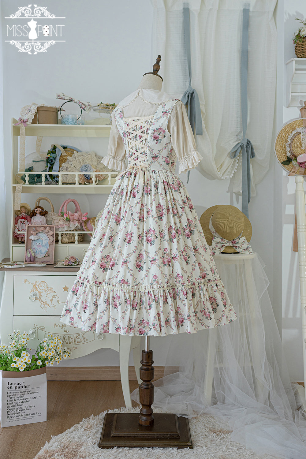 Miss Point - Happy Summer - Elegant Lolita Floral JSK Dress