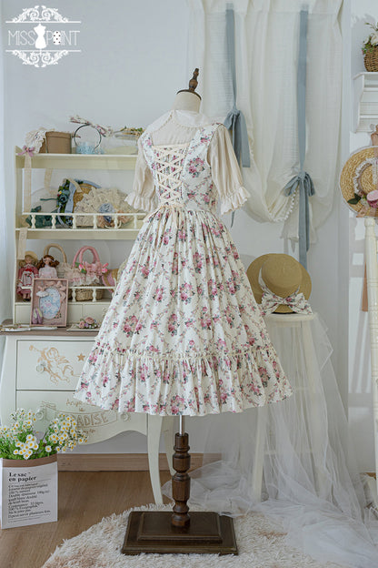 Miss Point - Happy Summer - Elegant Lolita Floral JSK Dress