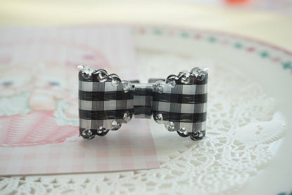 Cat Tea Party - Sweet Lolita Bow Ring and Necklace