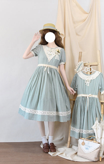 Miss Point - Happy Summer Elegant Lolita Floral OP Dress