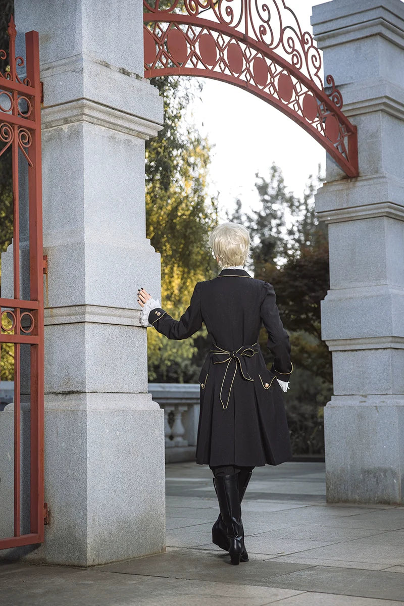 Immortal Thorn - Forever Rose - Ouji Lolita Coat Prince Handsome Wind Coat