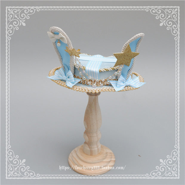 Fox Cherry - Lolita Rabbit Ears Top Hat Multiple colors