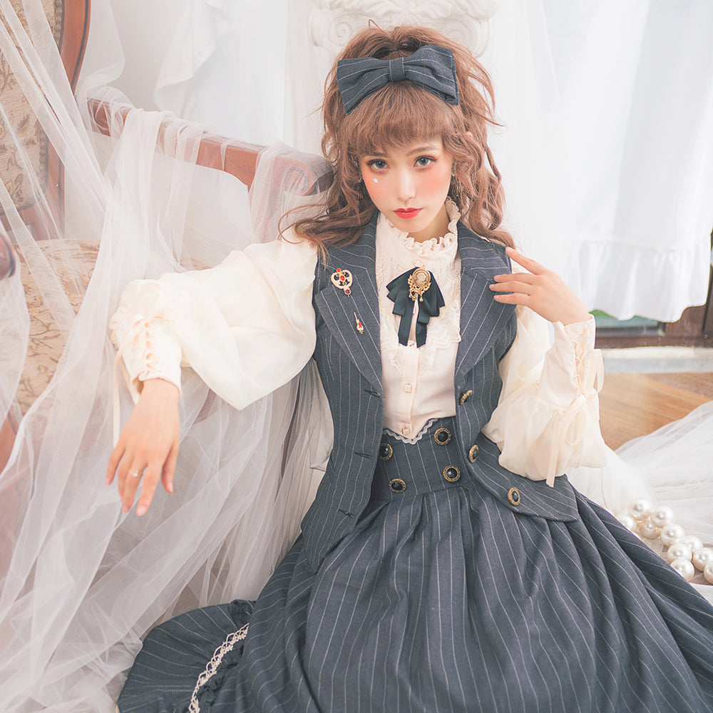 Miss Point - Rose Doll - Elegant Lolita Mutton Sleeve Blouse