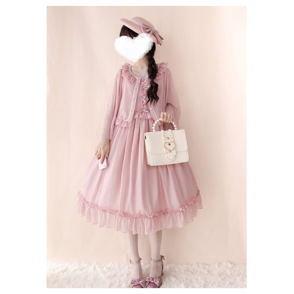 Miss point - Rhine Riverside - French Vintage Chiffon Lolita JSK