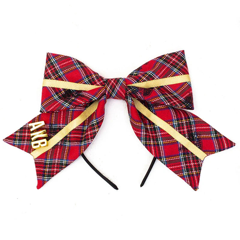 Forest Fluorescent Carps - IP Collab Sweet Lolita Performance Outfit Red Plaid JSK Full Set