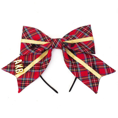 Forest Fluorescent Carps - IP Collab Sweet Lolita Performance Outfit Red Plaid JSK Full Set