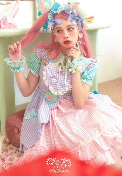 Fluff Mollie - Bean Breakfast - Sweet Lolita Overskirt Daily Daily Petaled Skirt
