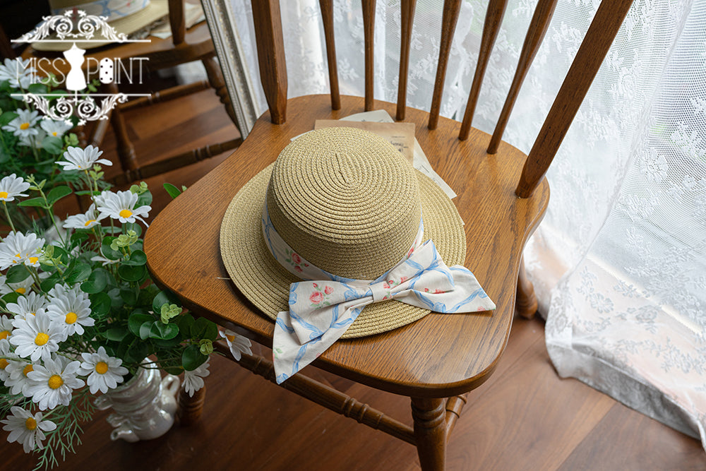 Miss Point - Happy Summer Cute Lolita Hairdband Straw Hat