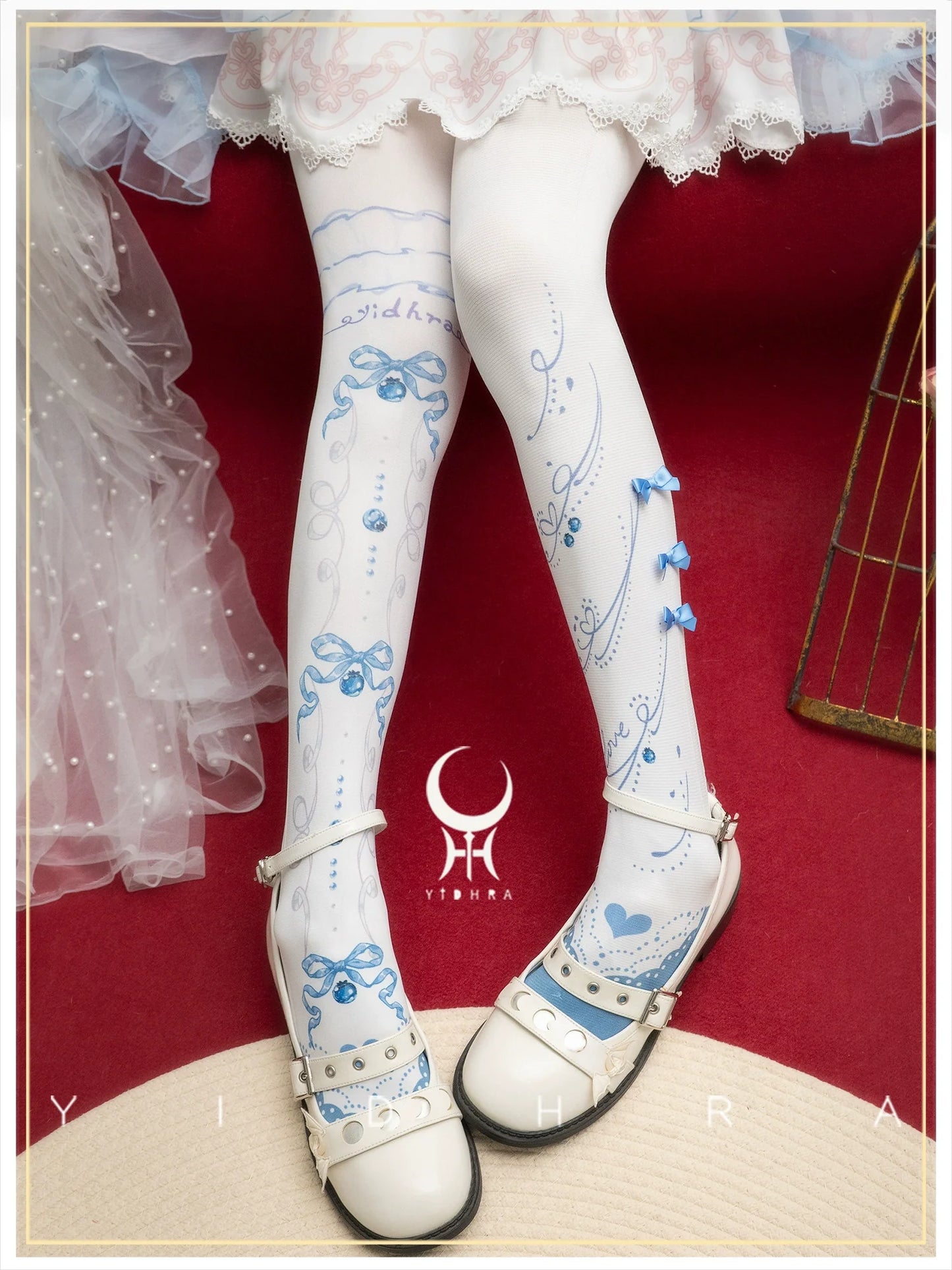 Yidhra - Frutomo - Sweet Lolita Printed Pantyhose