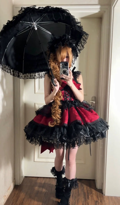 Sugar Girl- Fleeting Isle - Sweet Lolita Ballet Style Jumper Dress