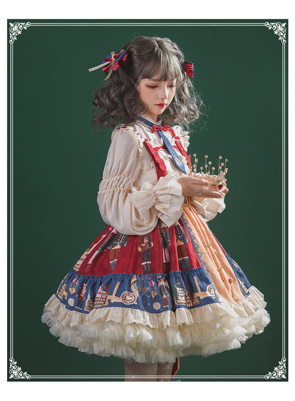 YingLuoFu - Santa Clara - Kawaii School Lolita JSK