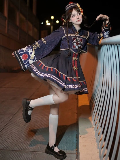 Sakurahime - Little Zombie - Zombie Lolita Jumper Dress Cute Lolita Coat Set