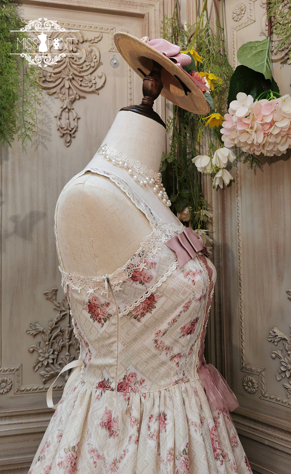 Miss Point - Woody Rose - Elegant Floral Lolita JSK Dress