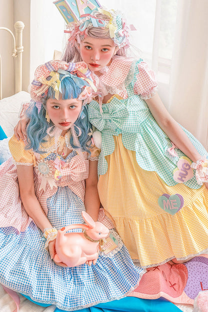 Fluff Mollie - Split Pea Breakfast - Kawaii Lolita Cotton JSK
