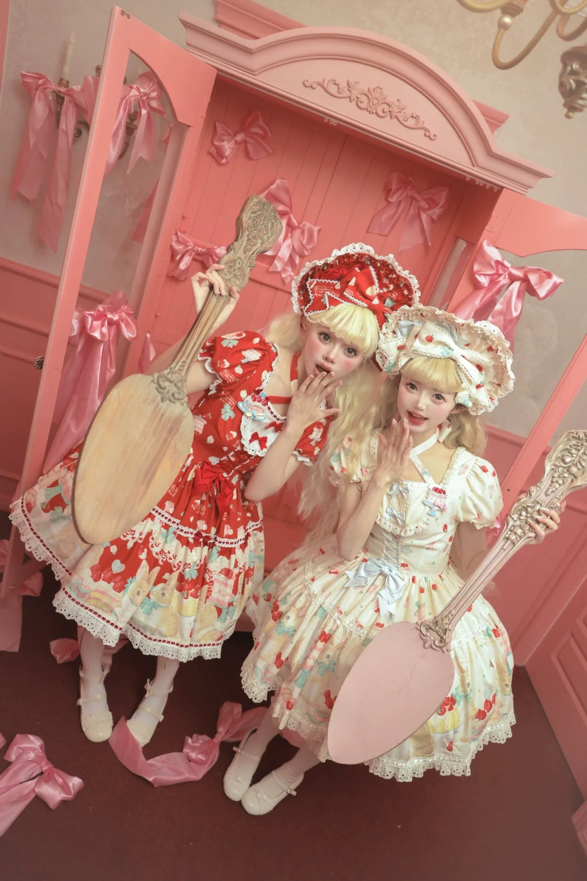 Dark Star Island - Honey Bunny Cake - Sweet Lolita JSK/OP/Strap SK/Shirt