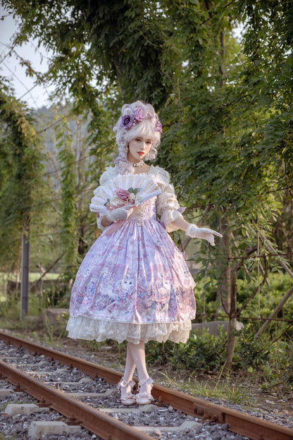 Miss Point - Elizabeth Meow - Classic Lolita Blouse Lotus Root Sleeve Lolita Shirt