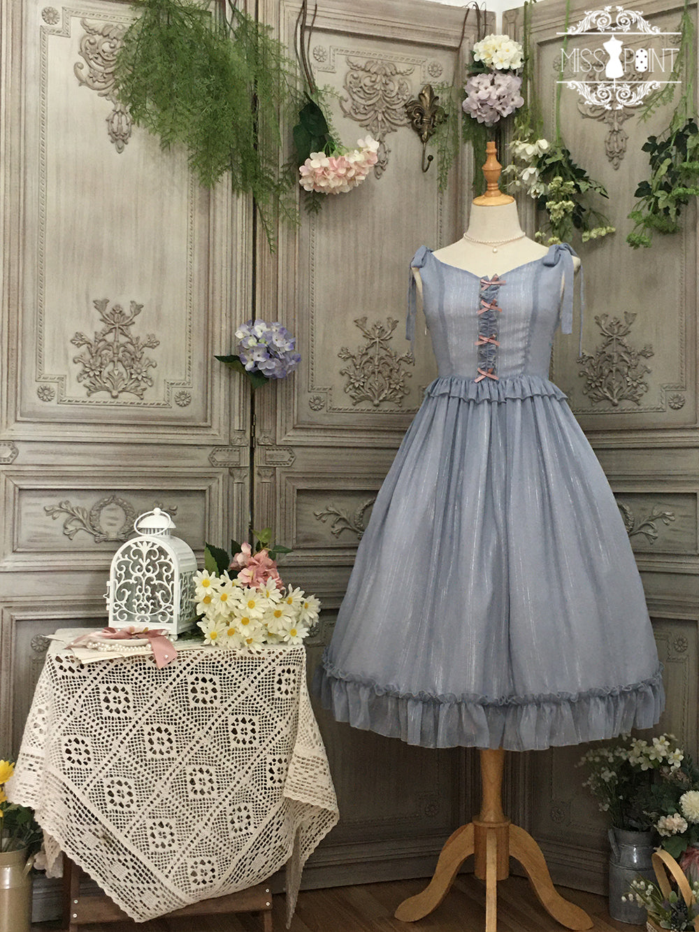 Miss point - Rhine Riverside - French Vintage Chiffon Lolita JSK