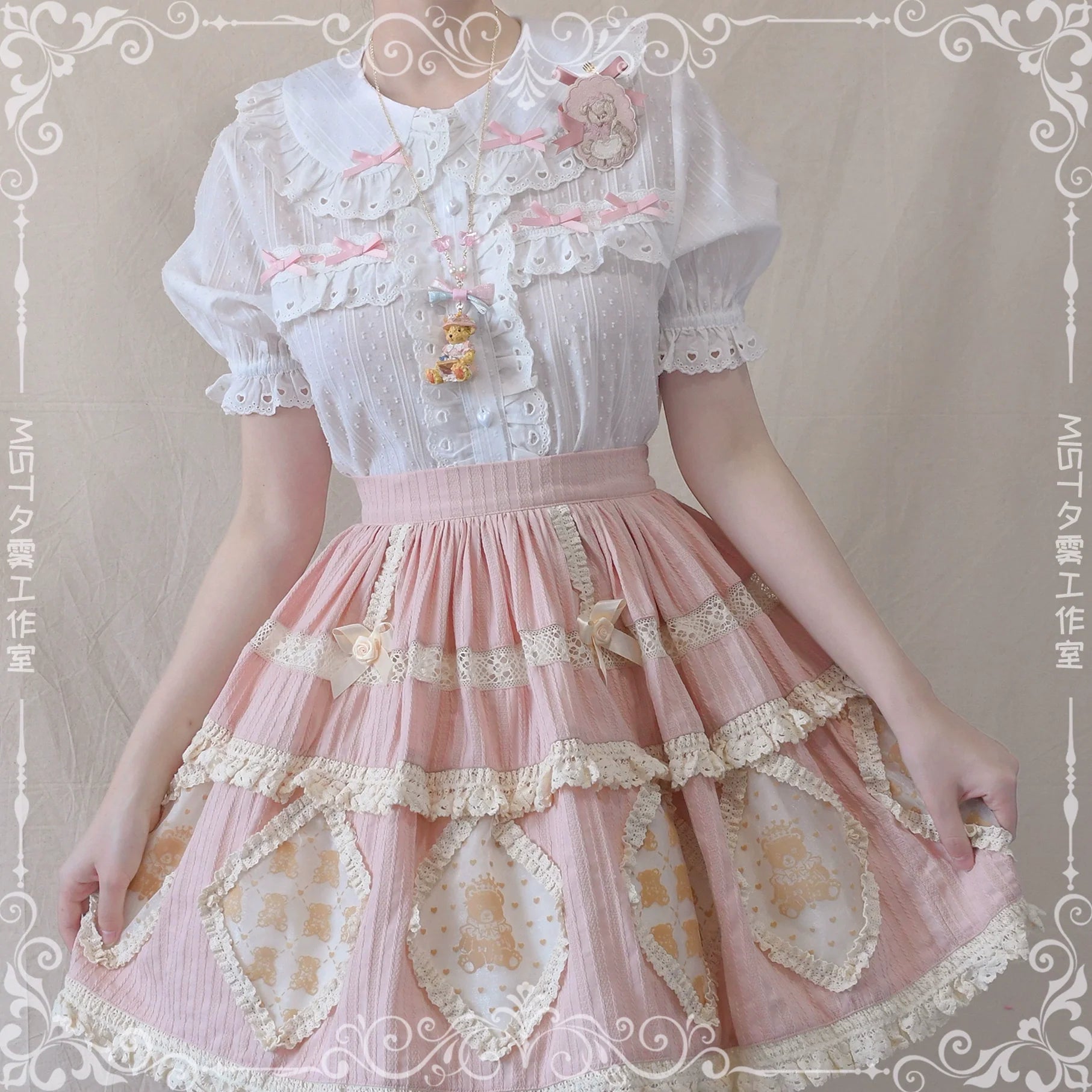MIST - Cotton Sweet Lolita Blouse, Peter Pan Collar
