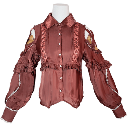 OCELOT - Lolita Blouse Yuelong Poem Long Sleeve Inner Shirt