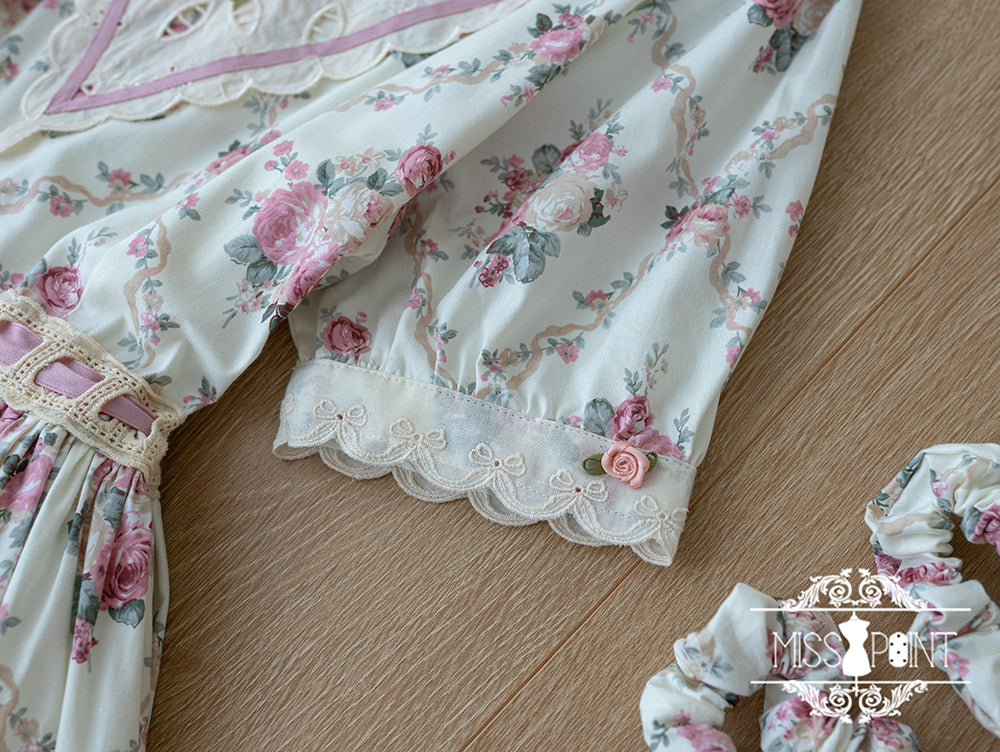 Miss Point - Happy Summer Elegant Lolita Floral OP Dress