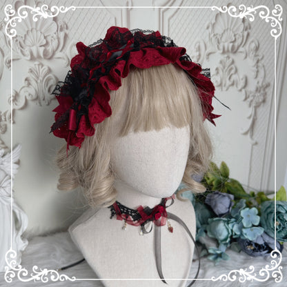 Chestnut Lolita - Gothic Lolita accessory Handmade Hairband