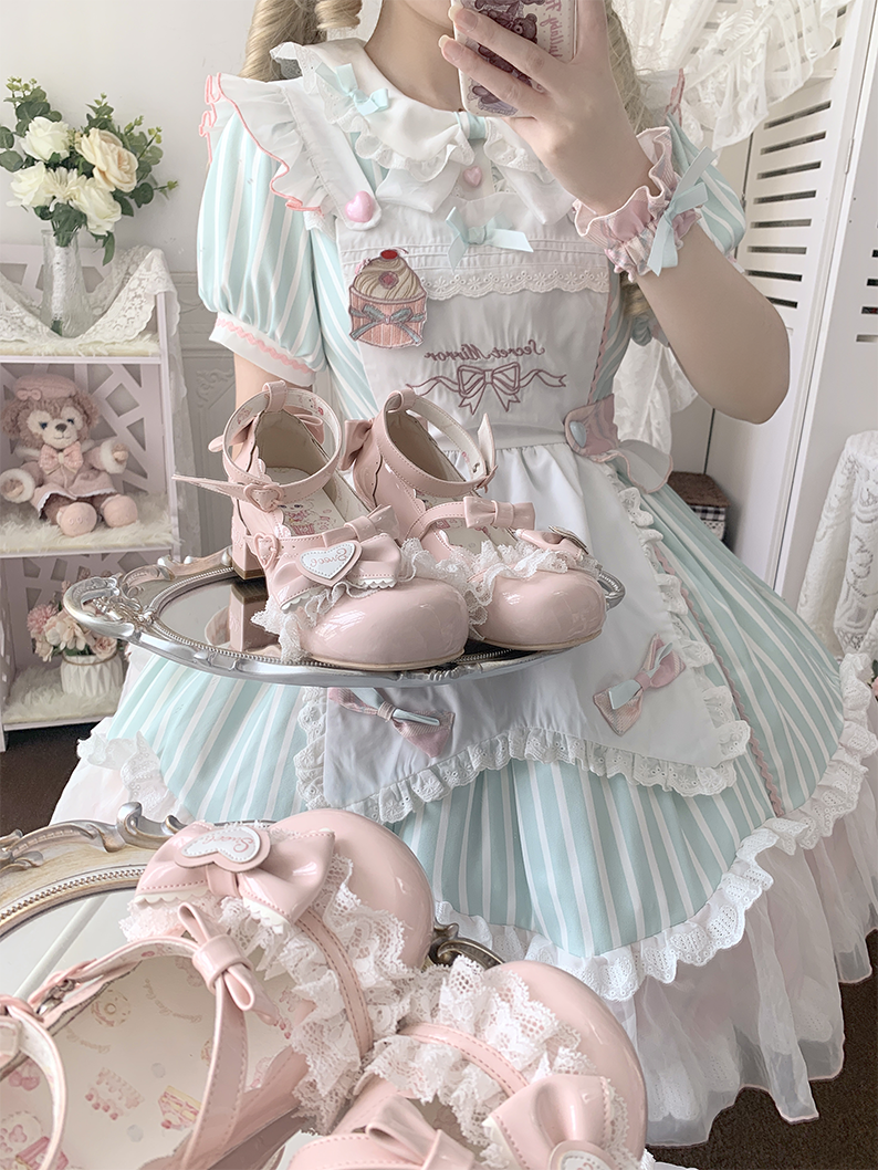 Aimee - Sakura - Sweet Lolita Heels Cute Mid-heel Mary Jane Shoes
