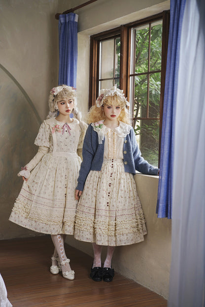 Miss Point - Flower and Alice - Idyllic Retro Floral Country Lolita SK