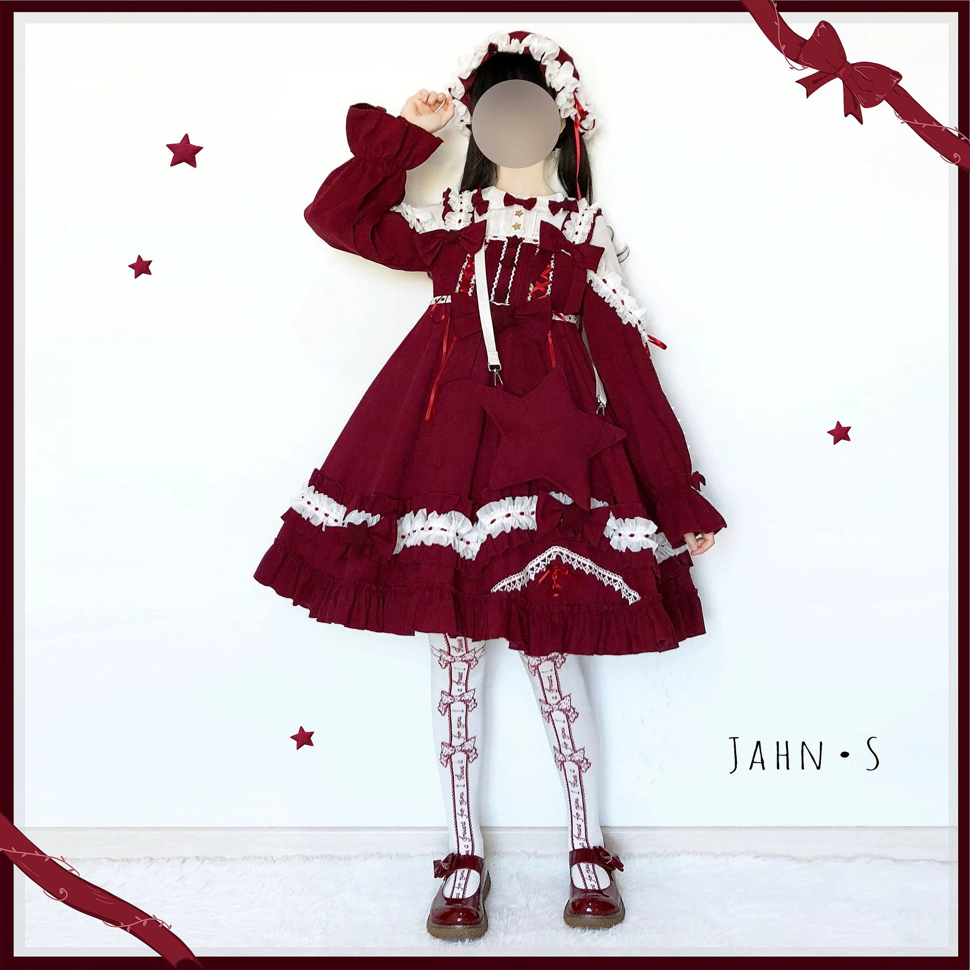 Aurora Kiss - Daily Lolita Winter Dress, Long Sleeve